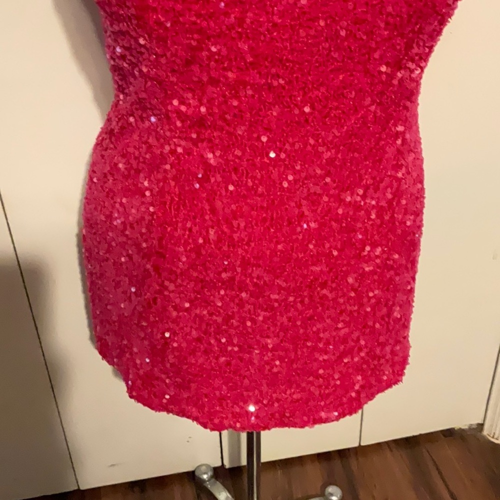 Pink Sequins Dress - Picture 12 of 13